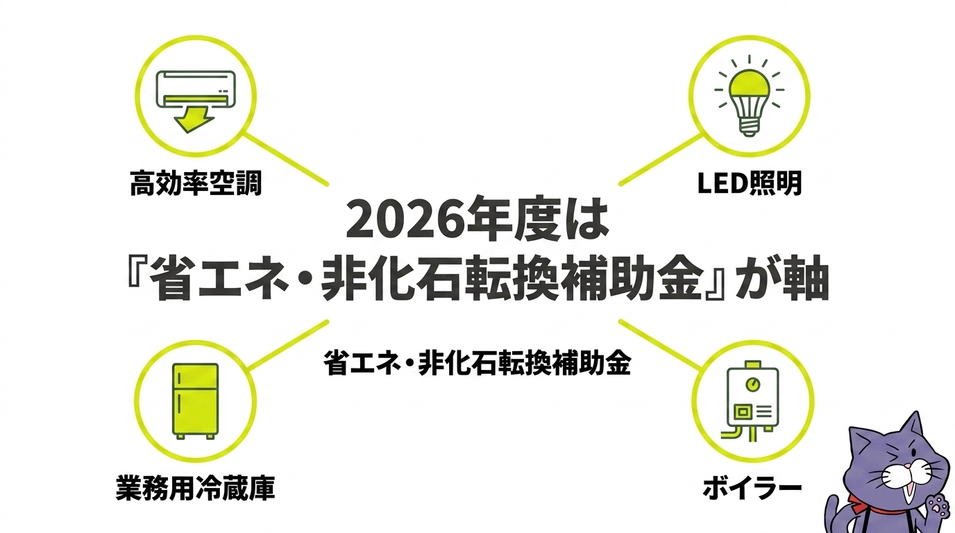 省エネ補助金2026の枠組み