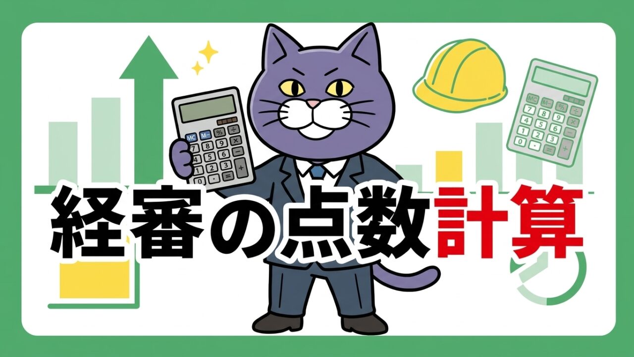 経営事項審査の点数（P点）計算方法の解説