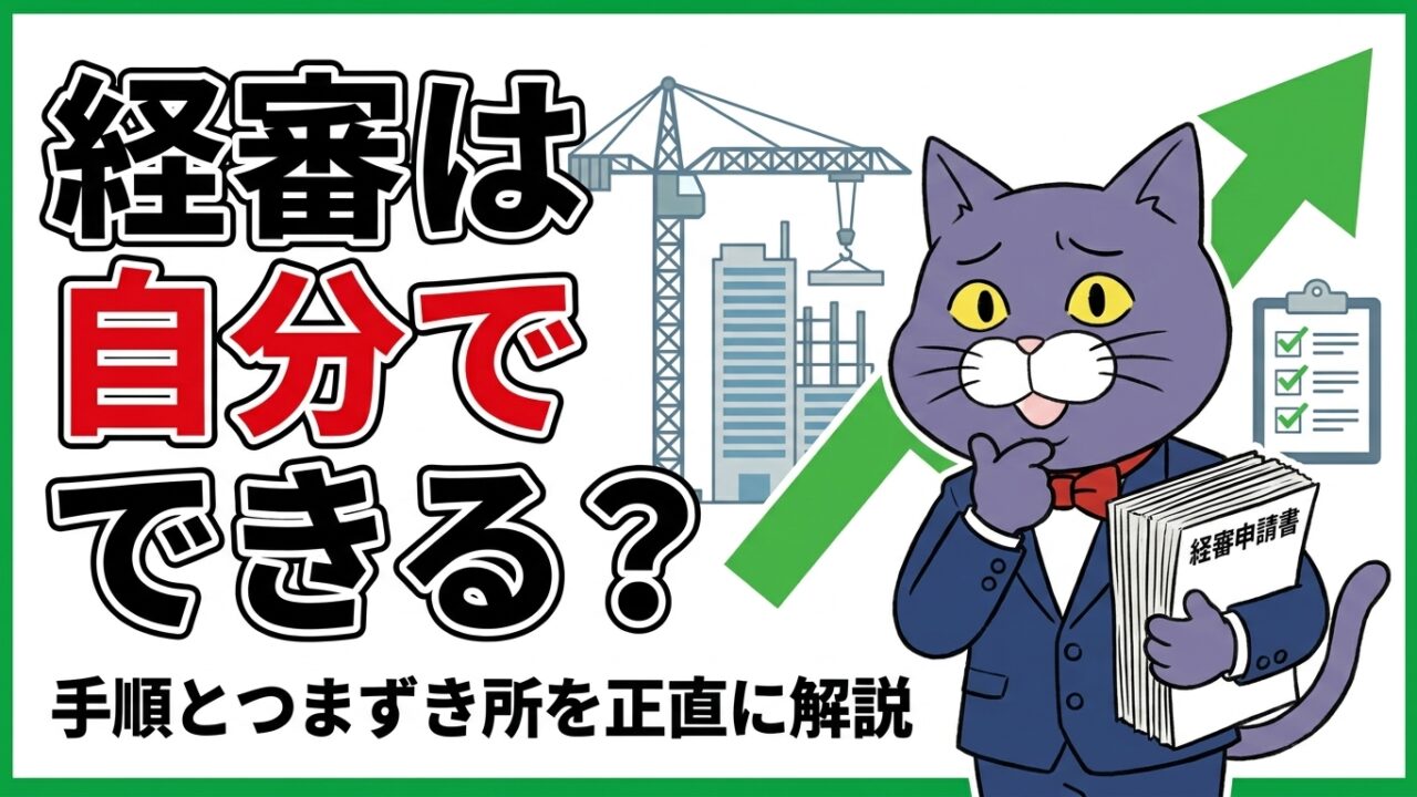 経審は自分でできる？アイキャッチ