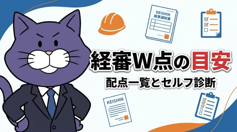 経審W点の目安