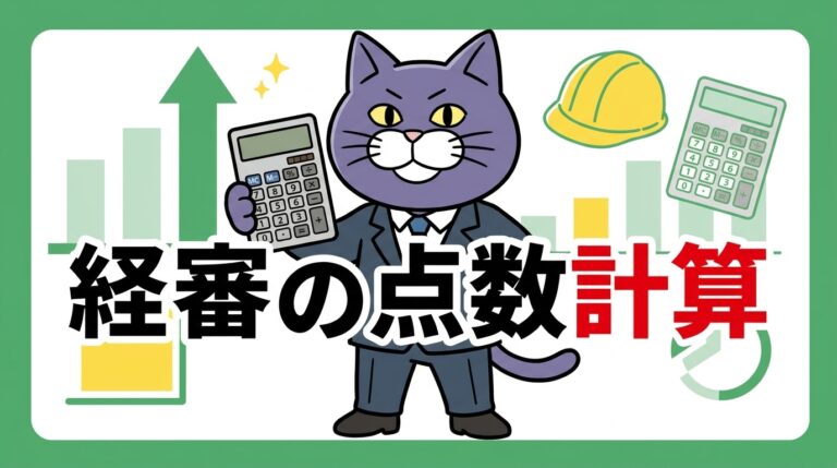 経営事項審査の点数(P点)計算方法の解説