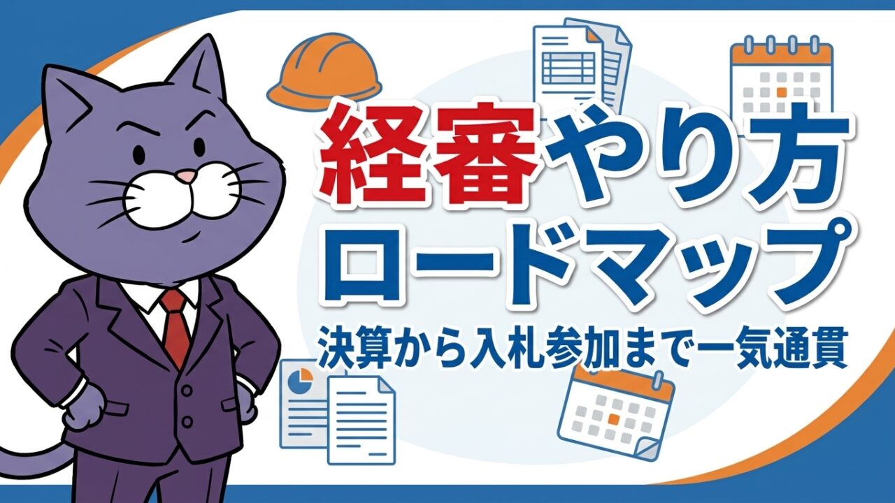 経審やり方ロードマップ