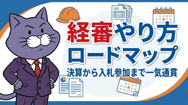 経審やり方ロードマップ