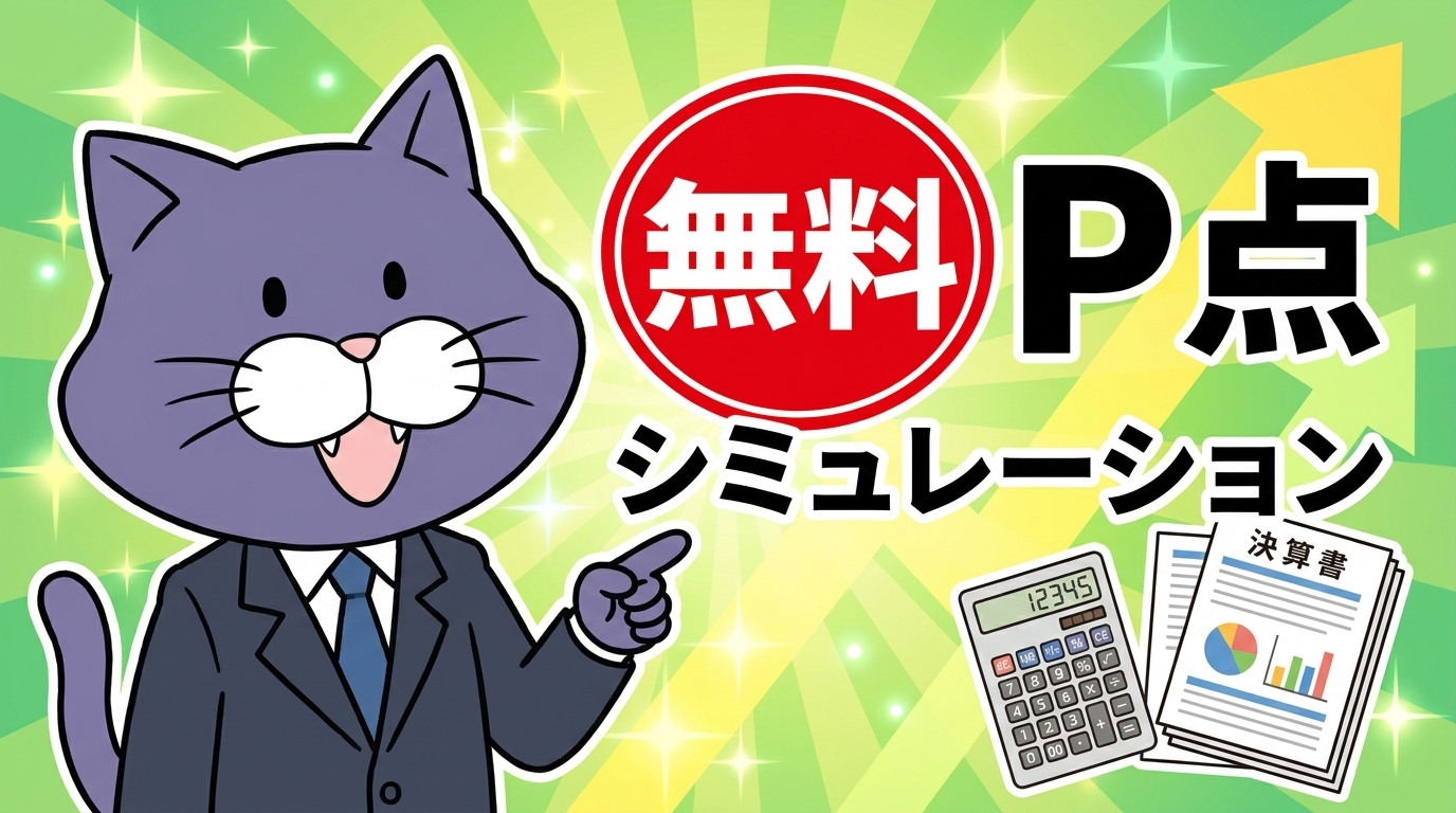 あなたの会社のP点、無料で試算してみませんか