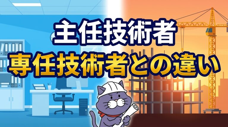 主任技術者と専任技術者の違い