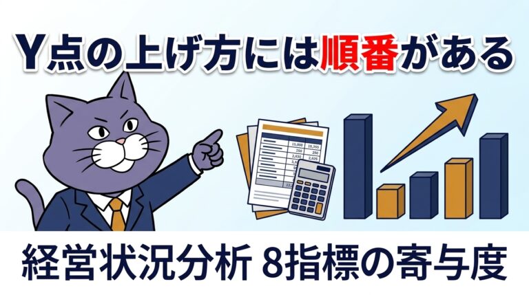 経営状況分析のY点の上げ方には順番がある｜やさしい行政書士事務所