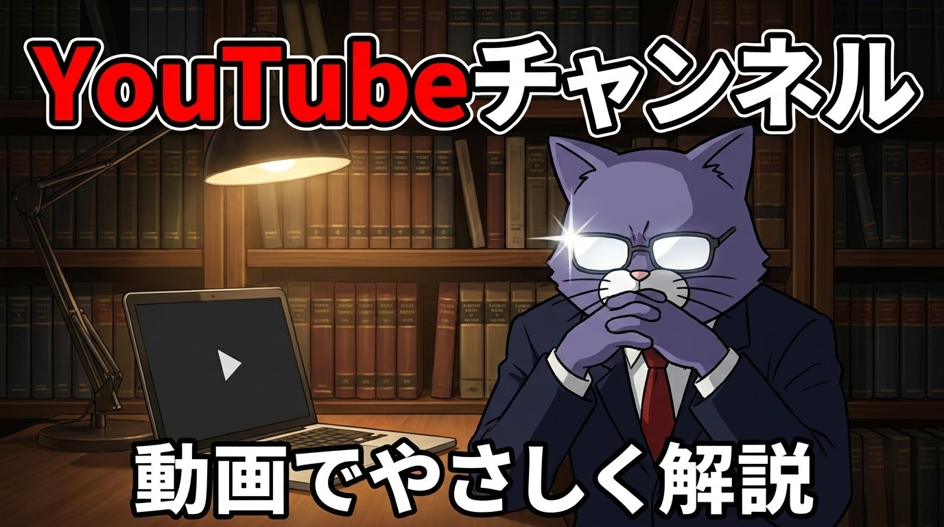 YouTubeチャンネル「やさしい行政書士」｜動画でやさしく解説（YouTubeで開きます）